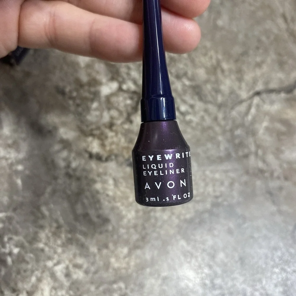 Avon Eyewriter Liquid Eyeliner‎ Plum Pizzazz Shimmer Purple New
